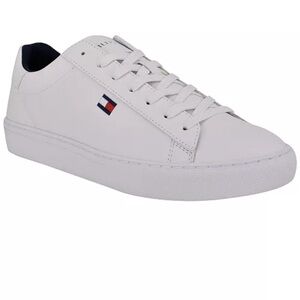 Tommy Hilfiger Men's White and Navy Sneakers